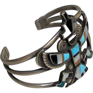 Small Vintage Zuni Knife Wing Bracelet