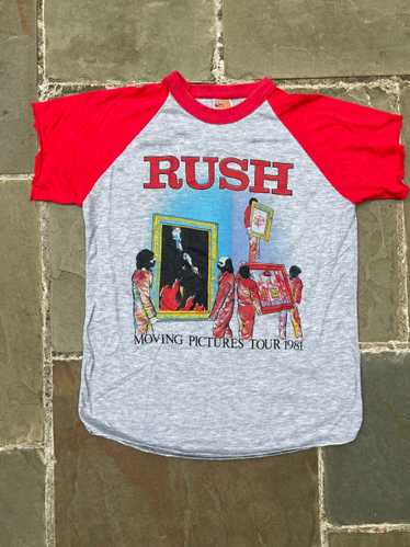 1981 Rush Moving Pictures Tour band tee