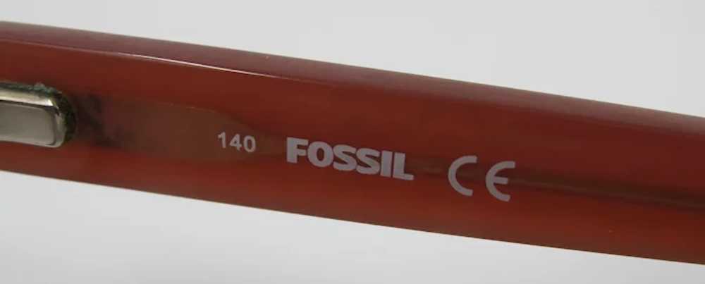 Fossil Red Rectangle Eyeglasses Frames Model 6022 - image 11