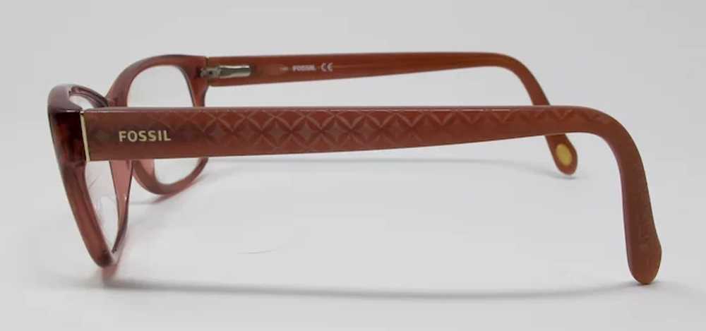 Fossil Red Rectangle Eyeglasses Frames Model 6022 - image 5