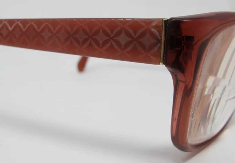 Fossil Red Rectangle Eyeglasses Frames Model 6022 - image 9