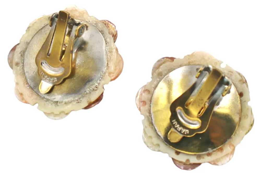 Earrings Japan Mother of Pearl Shell MOP - image 4