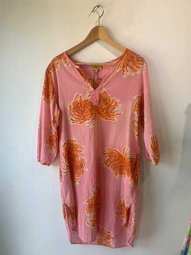 Roberta Roller Rabbit Pink Tunic With Orange Flowe