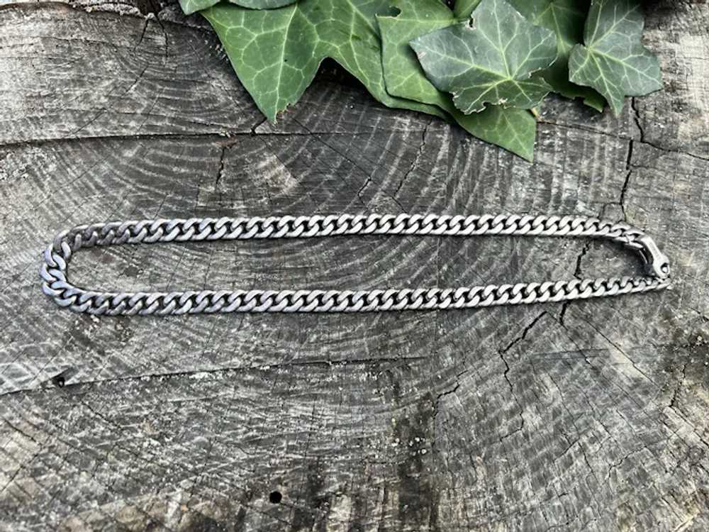 David Yurman Silver and Black Diamond Choker - image 11