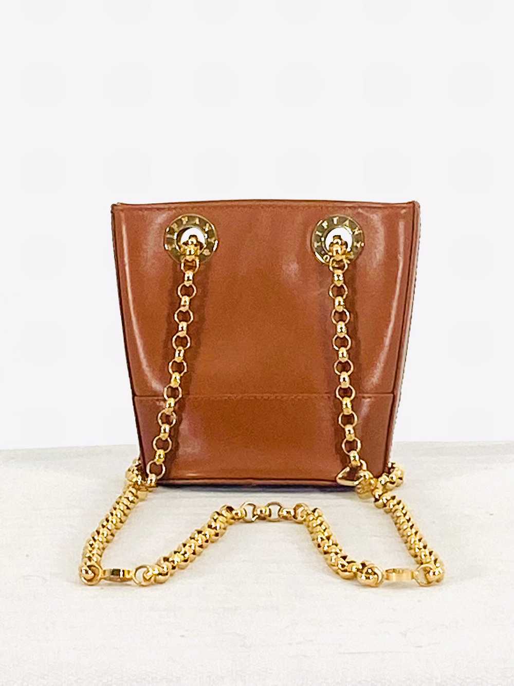 Tiffany & Co Tan Leather Gold Hardware Mini Bucke… - image 2