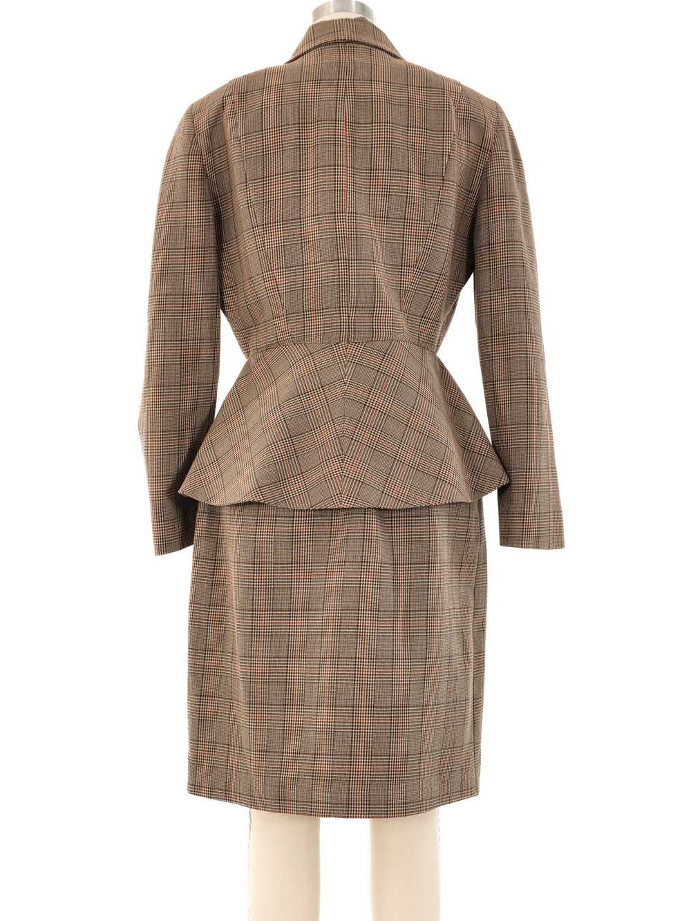 Thierry Mugler Glen Plaid Skirt Suit - image 2