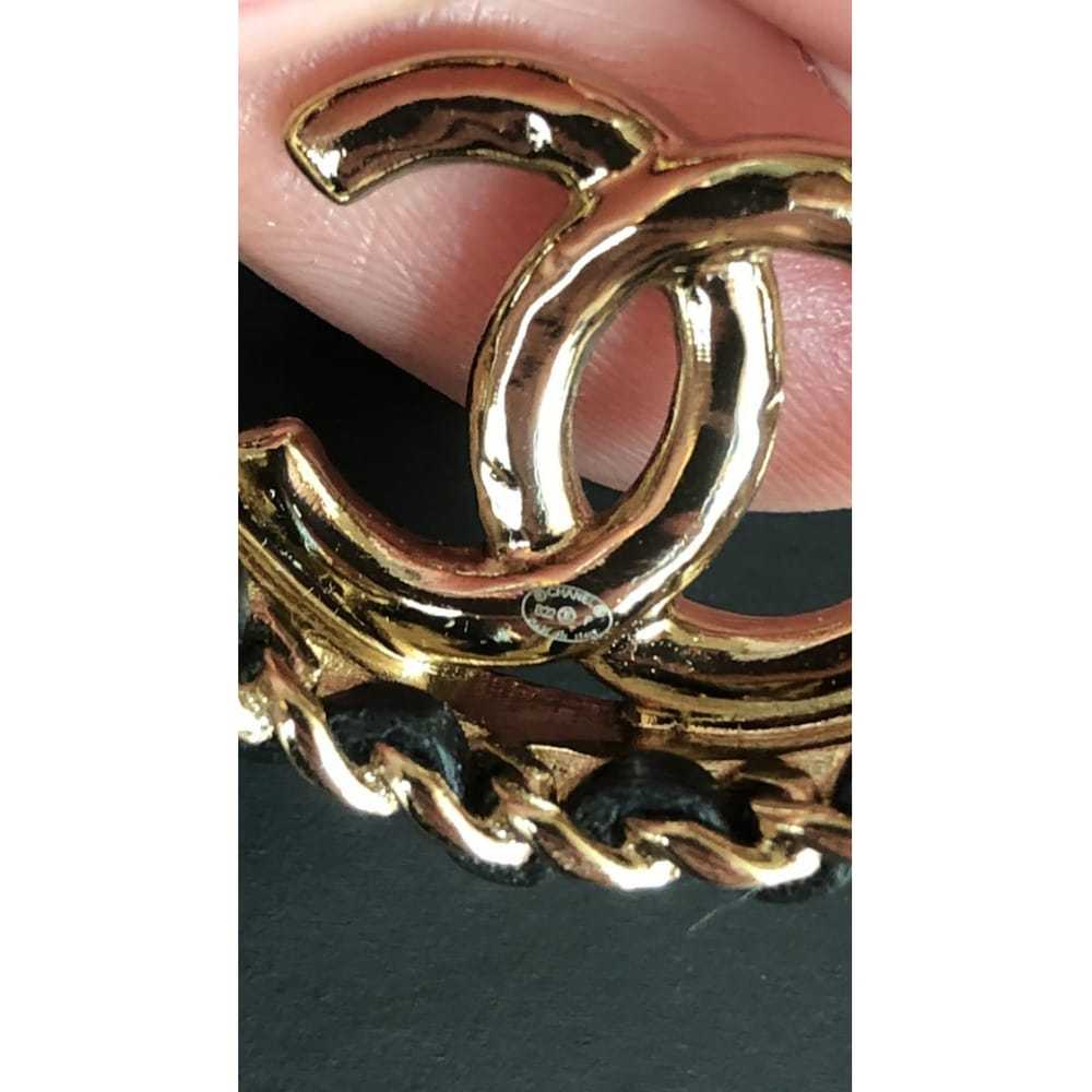 Chanel Leather earrings - image 2