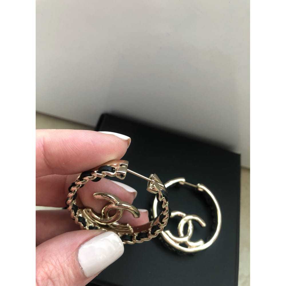 Chanel Leather earrings - image 8