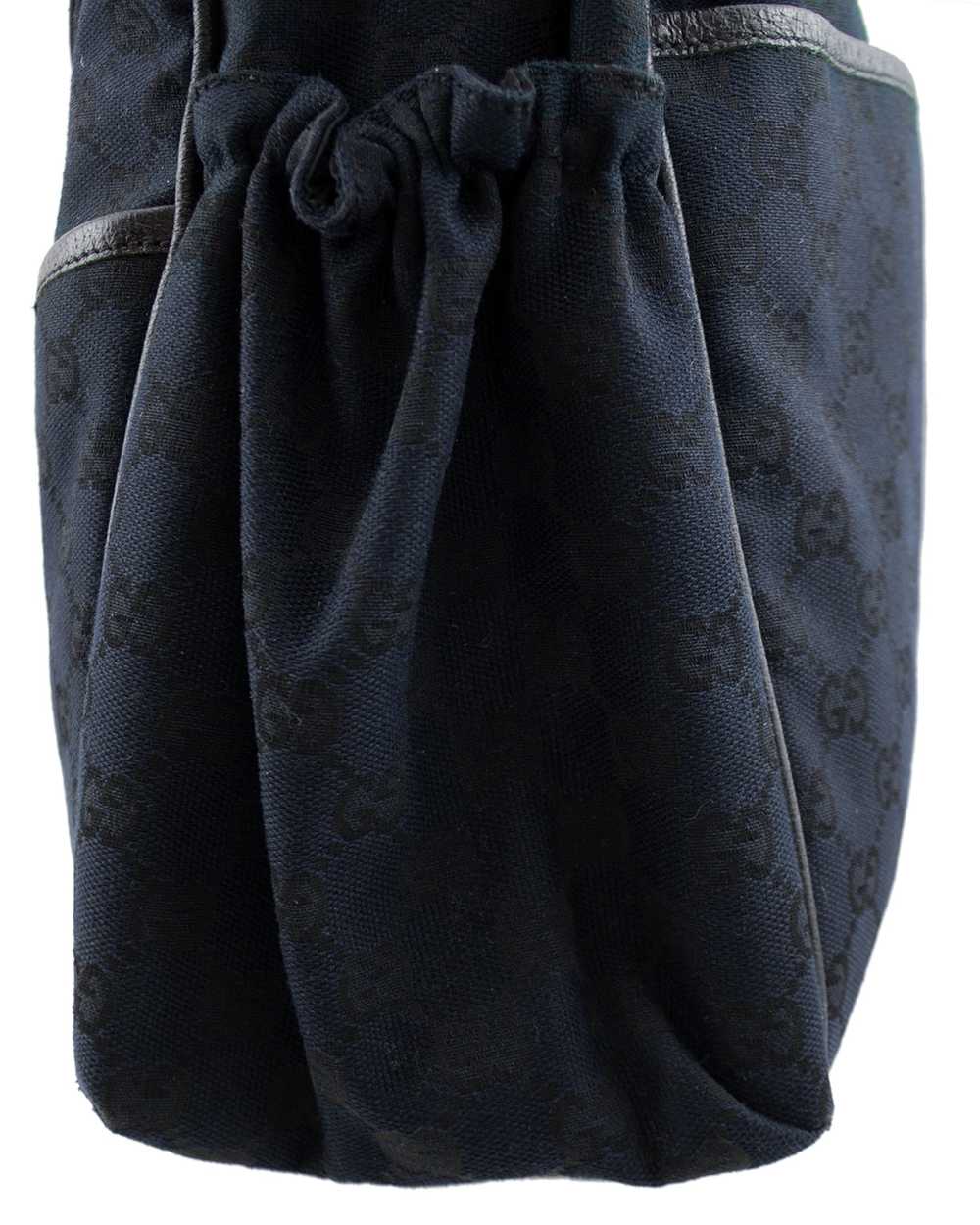 Gucci Black Monogram Canvas Diaper Bag - image 6