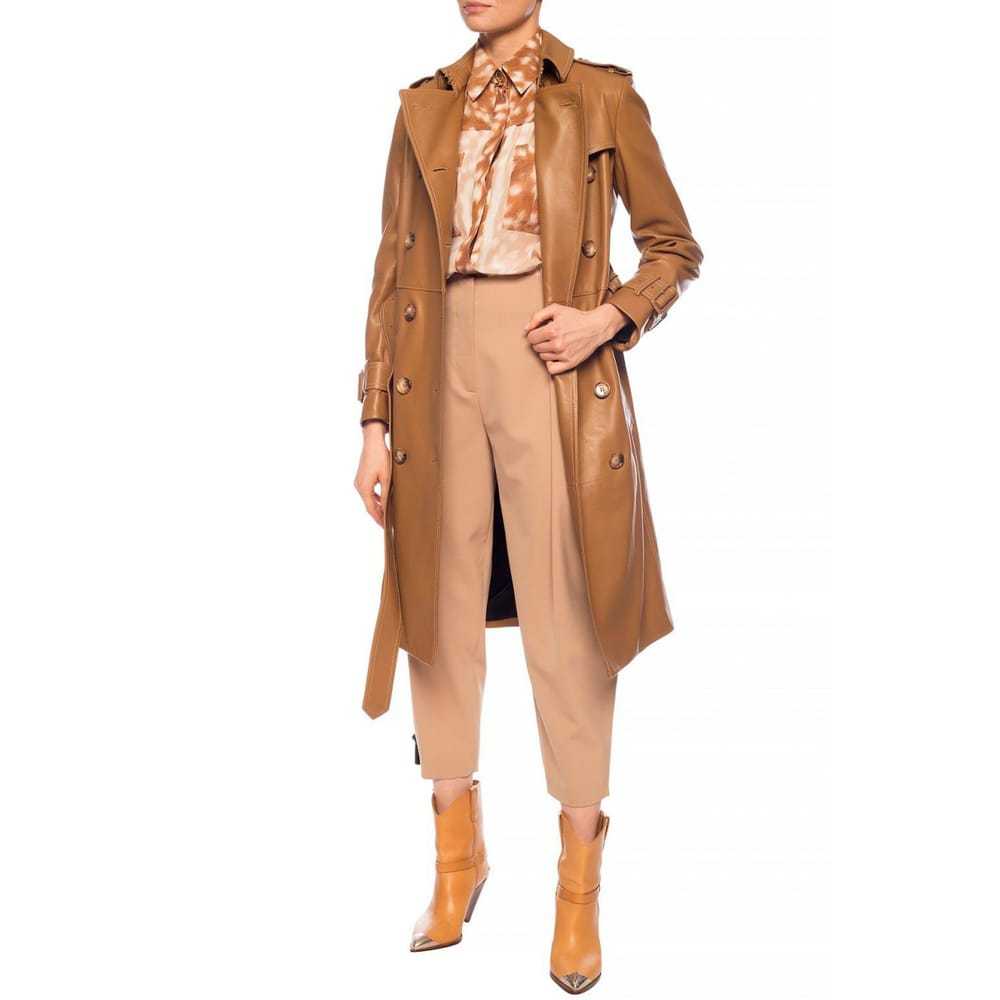 Burberry Leather trench coat - image 3