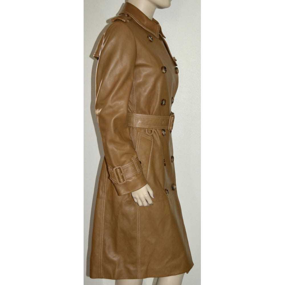 Burberry Leather trench coat - image 5