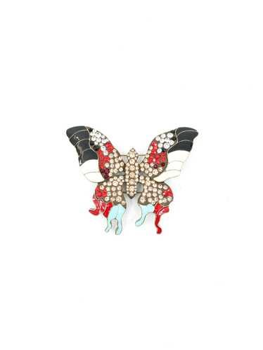 Embellished Oversized Butterfly Brooch