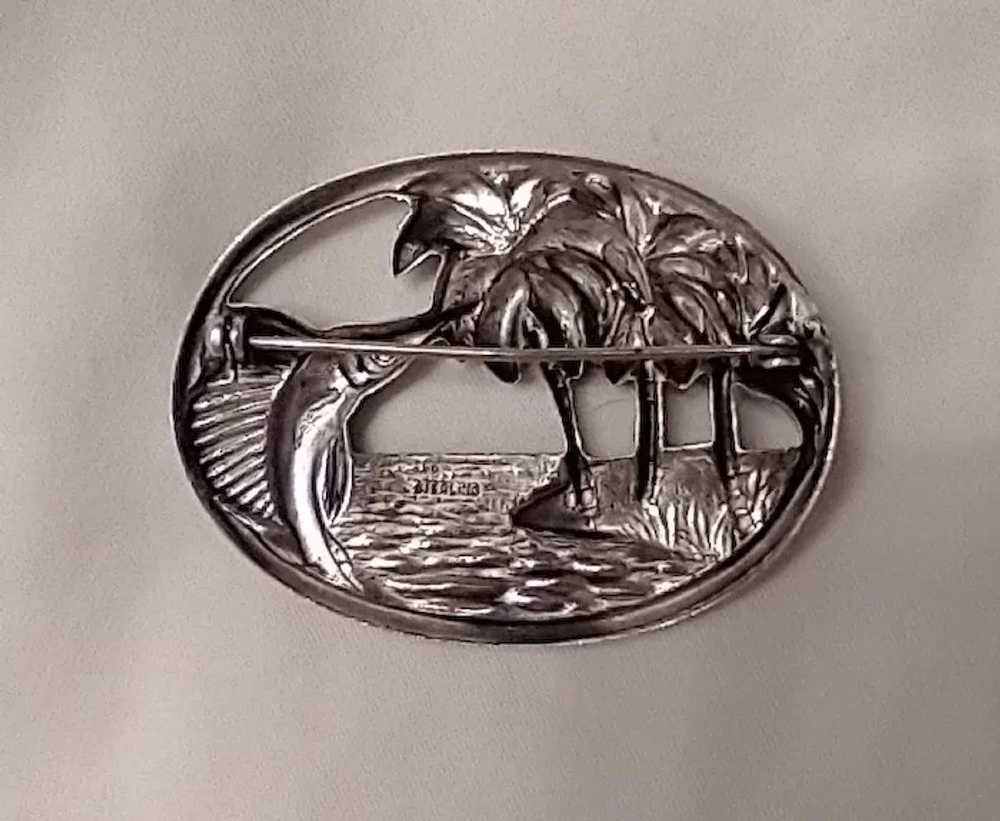 Sterling tropical palm trees swordfish tourist Br… - image 2