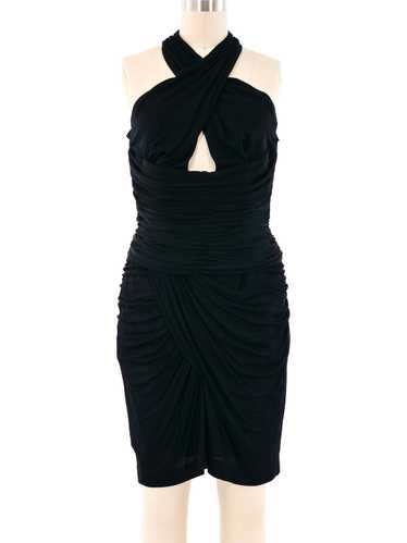 Vicky Tiel Ruched Jersey Dress - image 1