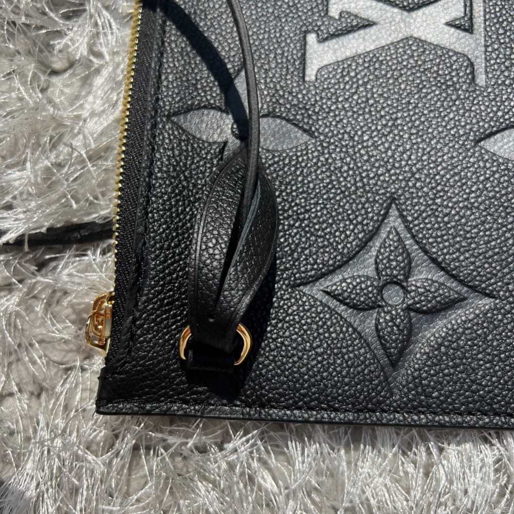 Louis Vuitton Neverfull leather clutch bag - image 4