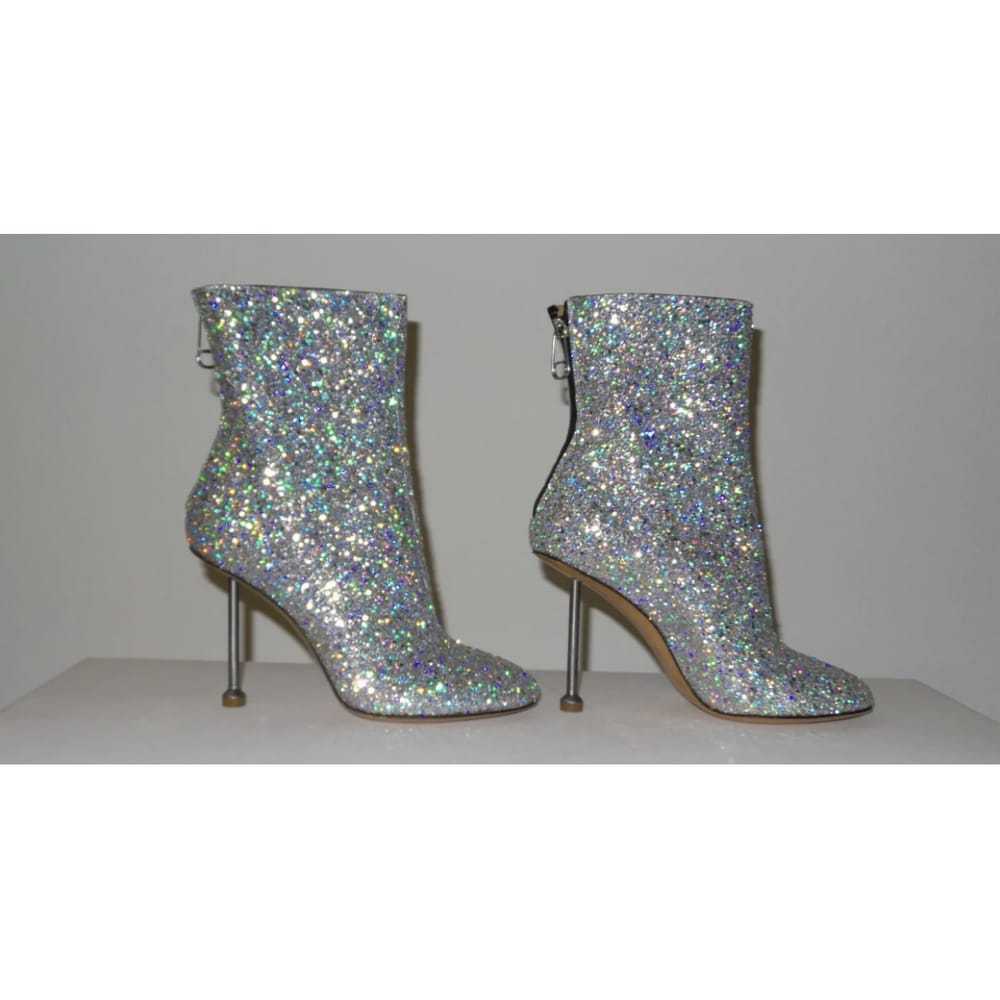 Maison Martin Margiela Glitter ankle boots - image 4