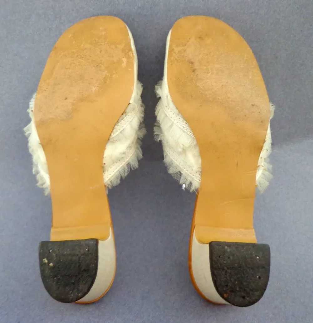 Boudoir Slippers.  1968.  Adorable.  Size 4 1/2. … - image 6