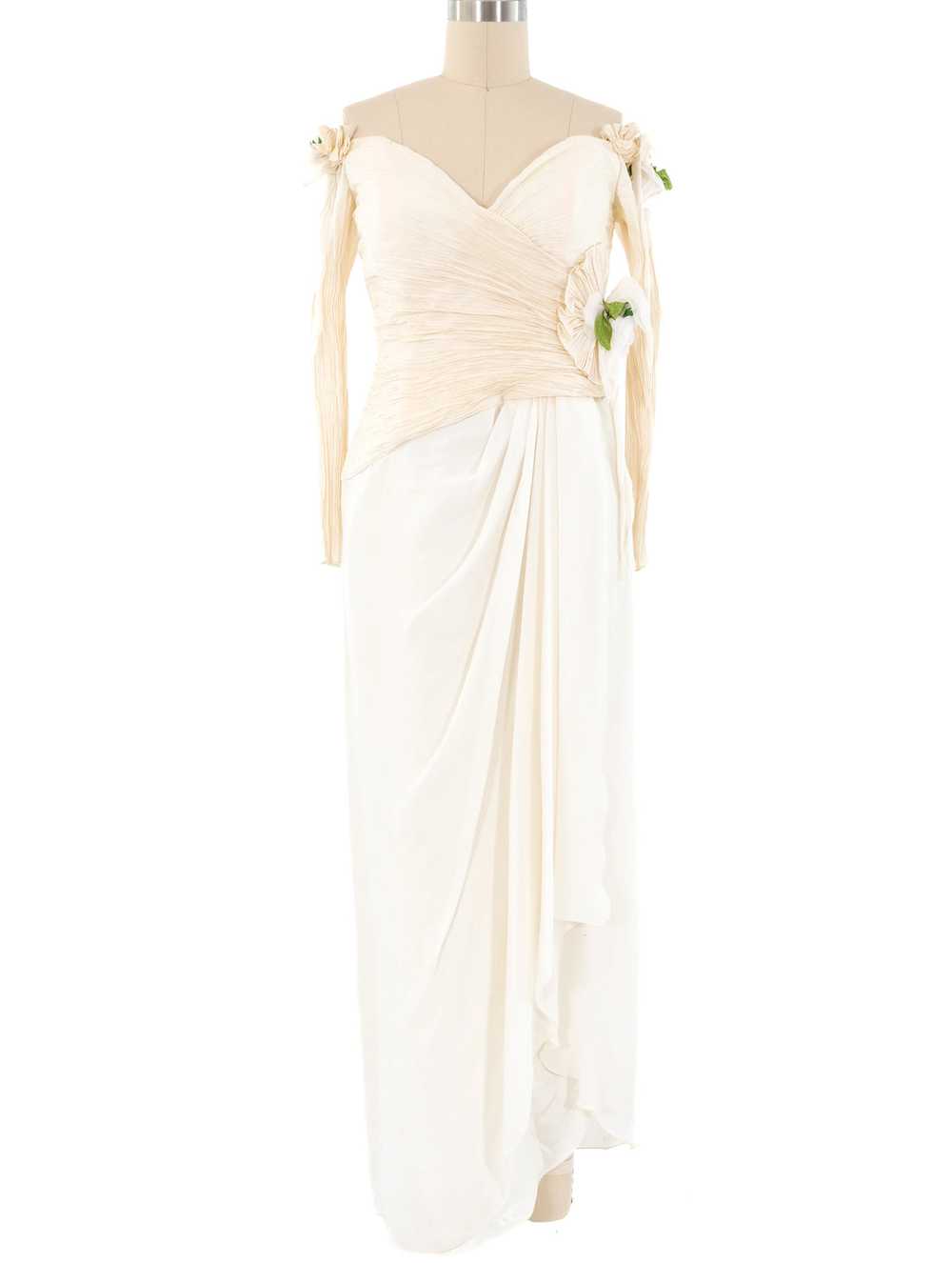 Zandra Rhodes Floral Embellished Dress - image 1