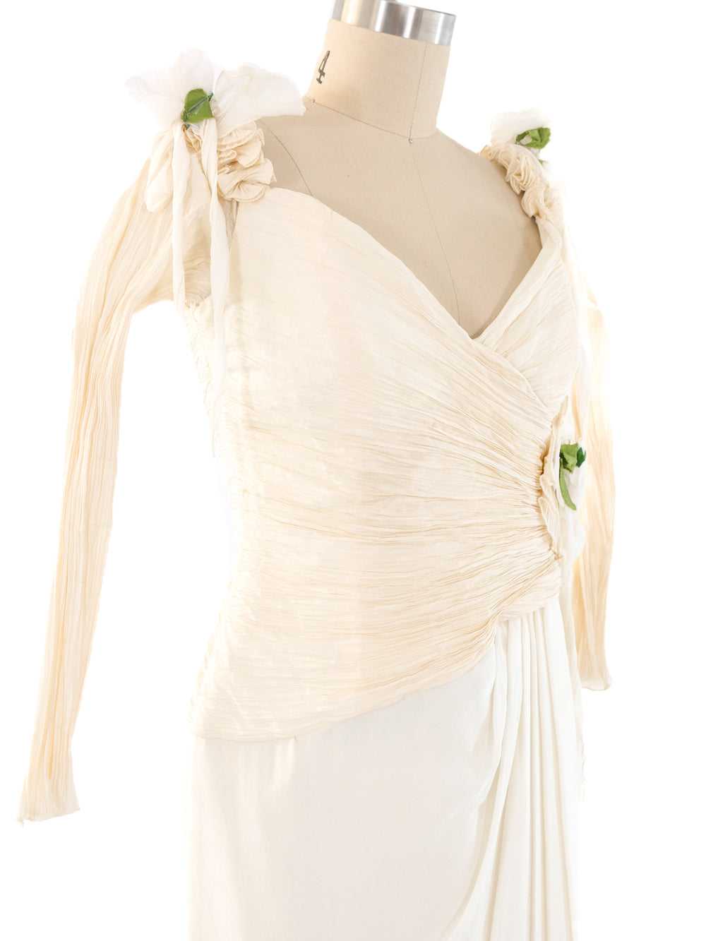 Zandra Rhodes Floral Embellished Dress - image 3