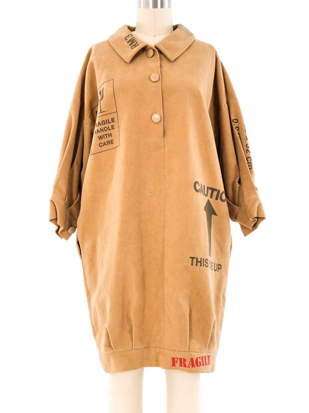 Moschino Freight Printed Camel Dress - image 2