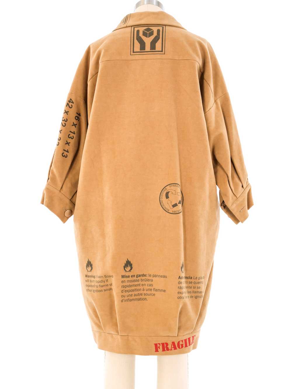 Moschino Freight Printed Camel Dress - image 5