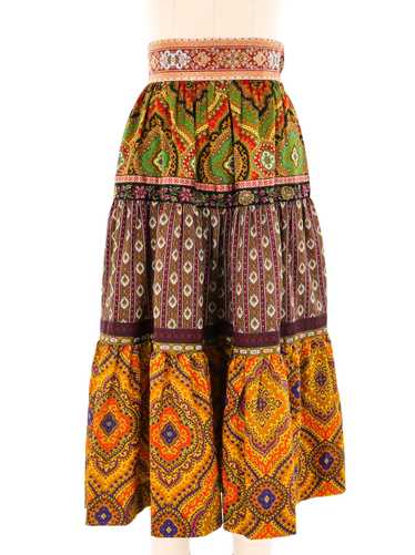 Moschino Paisley Peasant Skirt