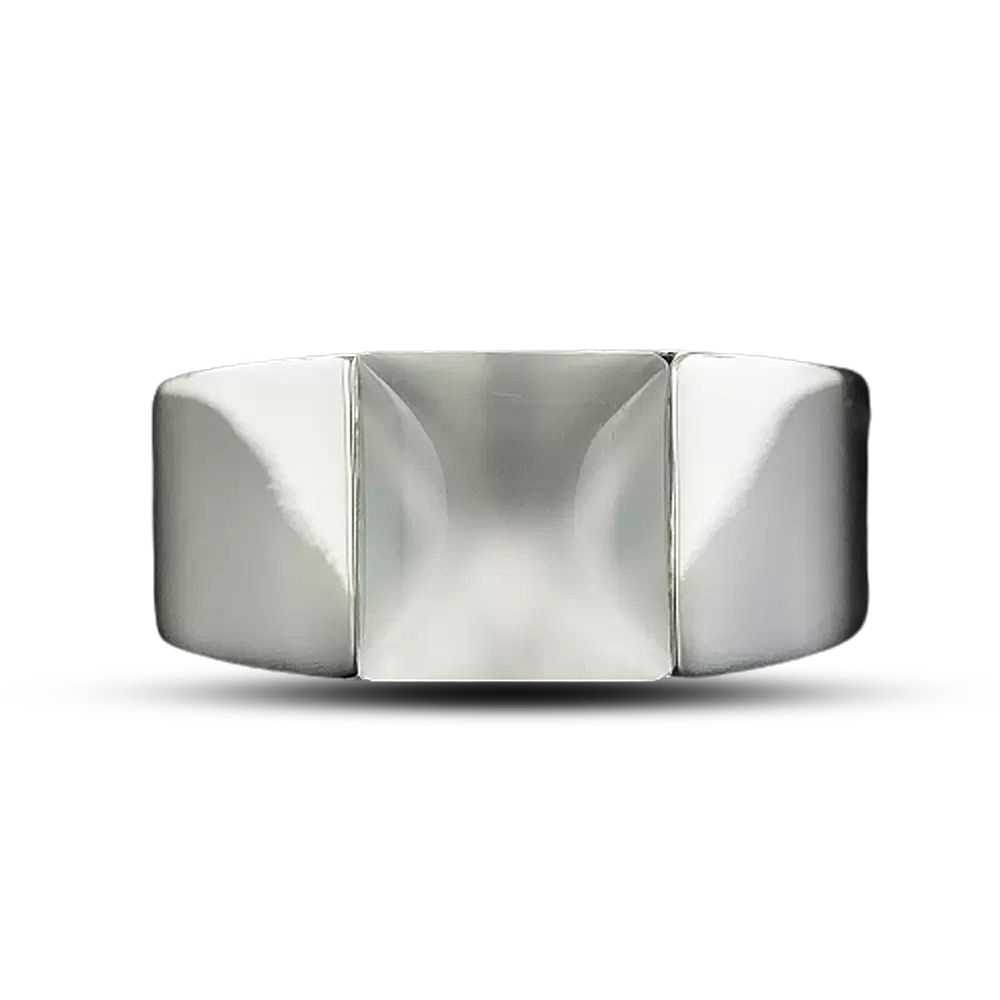 Cartier Chalcedony Tank Ring - image 5