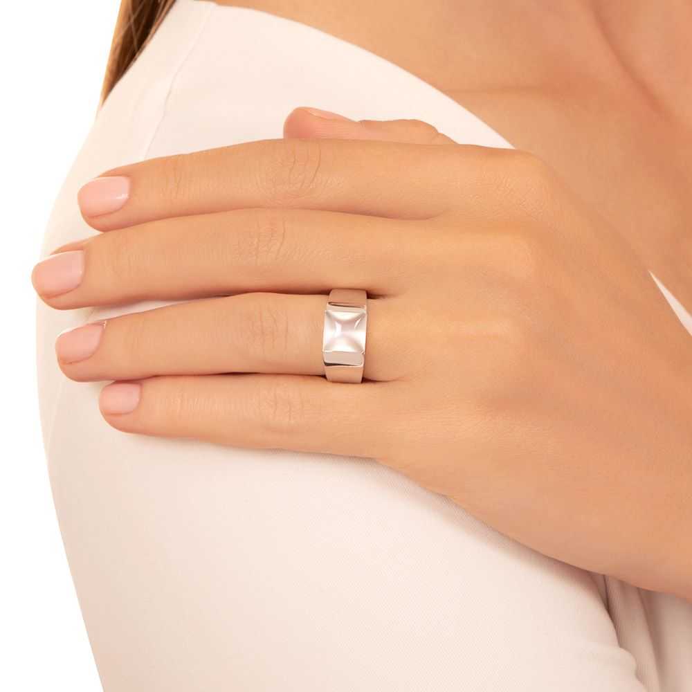 Cartier Chalcedony Tank Ring - image 6