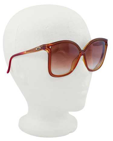 Christian Dior Red and Gold Sunglasses