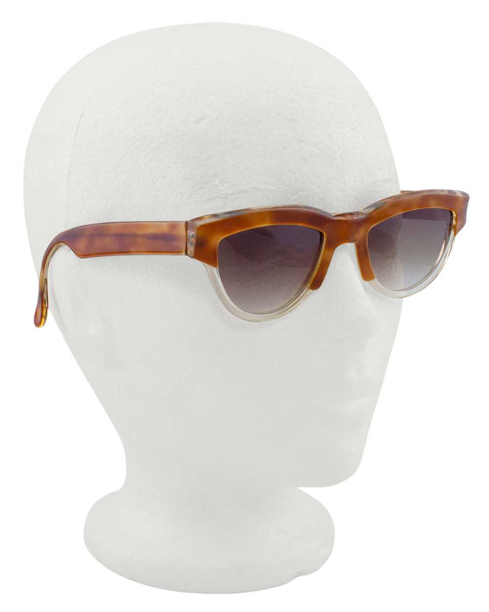 Alain Mikli Brown and Clear Sunglasses - image 1