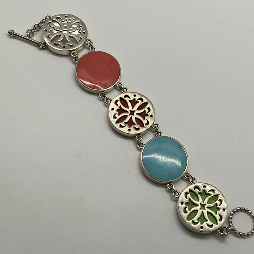 Colorful Reversible Romantic Fashion Bracelet Ste… - image 2