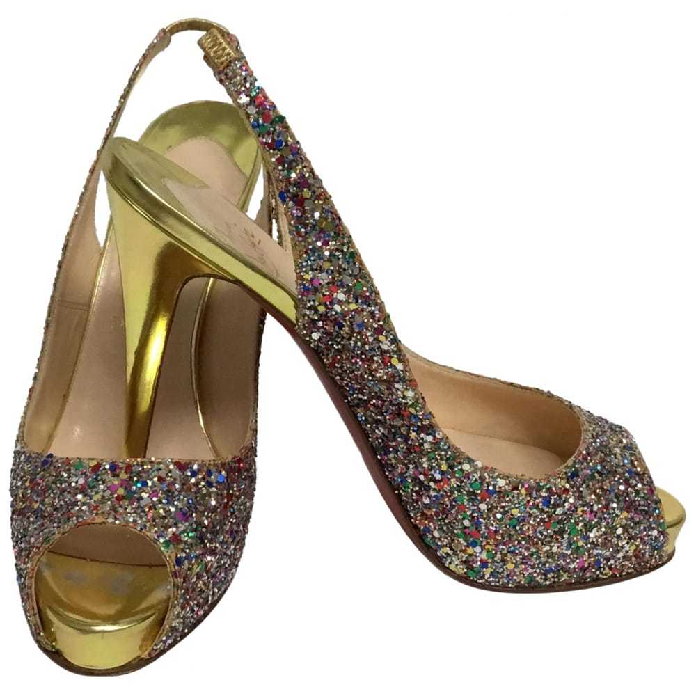 Christian Louboutin Glitter heels - image 1