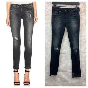 R13 alison crop skinny - Gem
