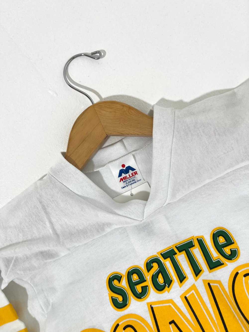 Vintage 1980s Seattle Super Sonics 3/4 T-Shirt - image 3