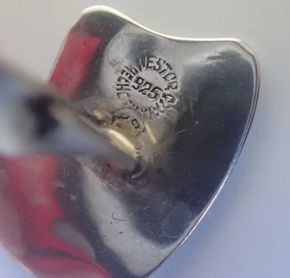 *Vintage Taxco Mexico Sterling Cut Out Silhouette… - image 5