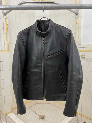 2000 CDGH Distressed Cropped Leather Jacket - Size