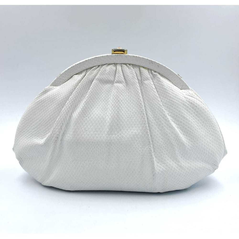 Judith Leiber Leather clutch bag - image 8