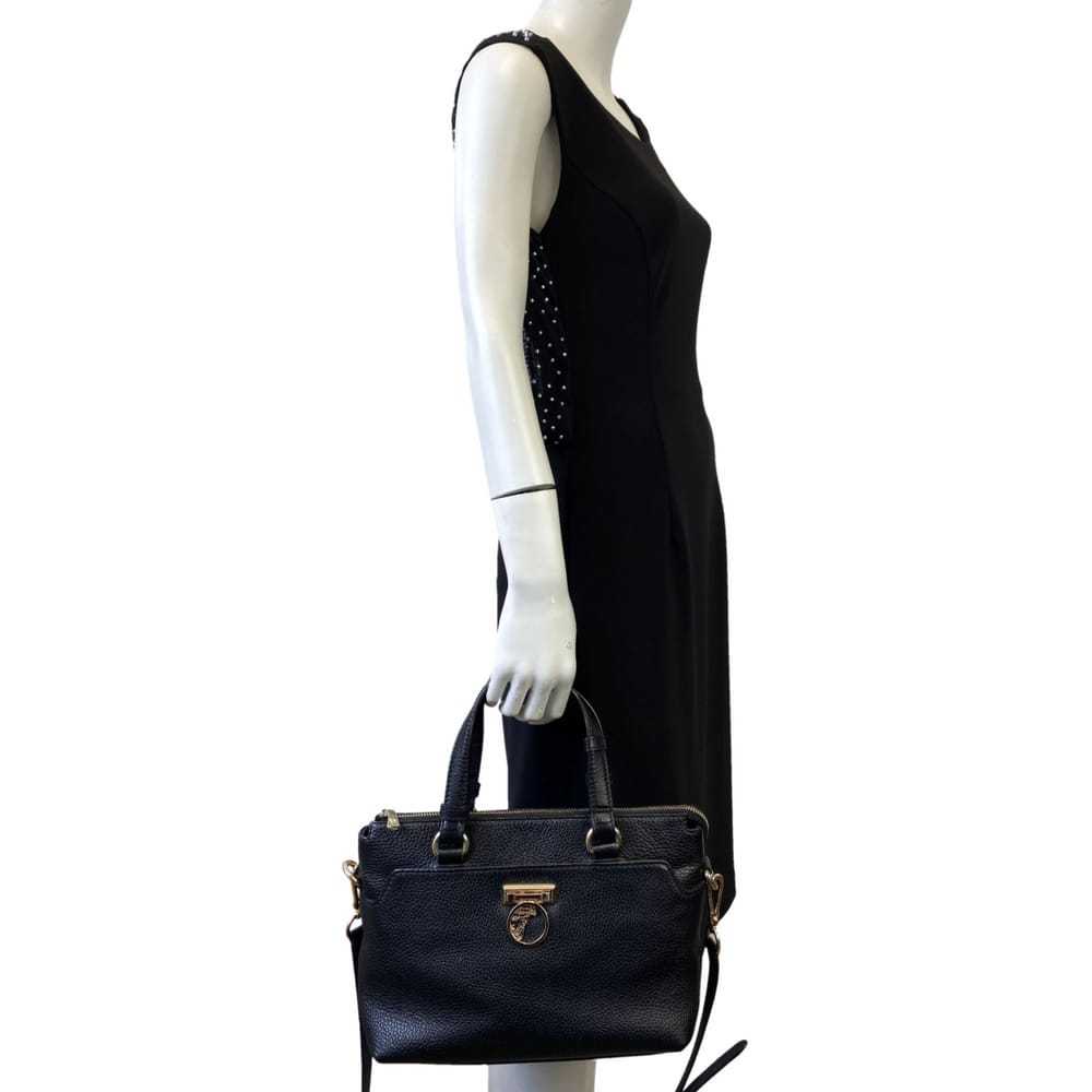 Versace Crossbody leather satchel - image 4