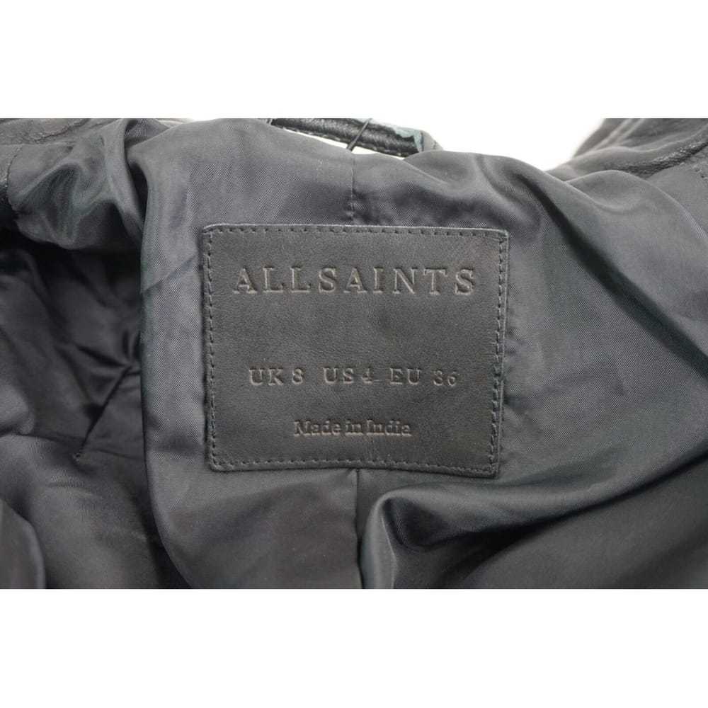 All Saints Leather biker jacket - image 4