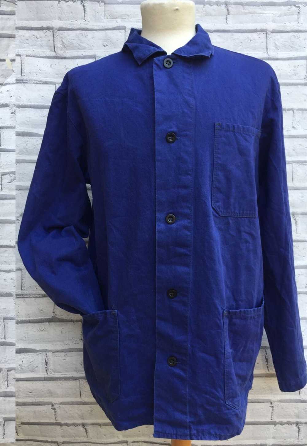 Vintage Workwear Jacket Utility French EU Chore W… - image 4