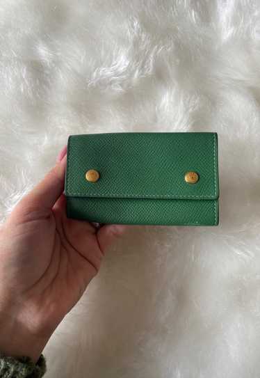 Authentic Hermes Key Holder Green Case