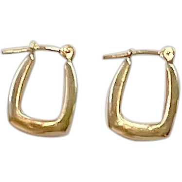 14 K Gold Petite Earrings