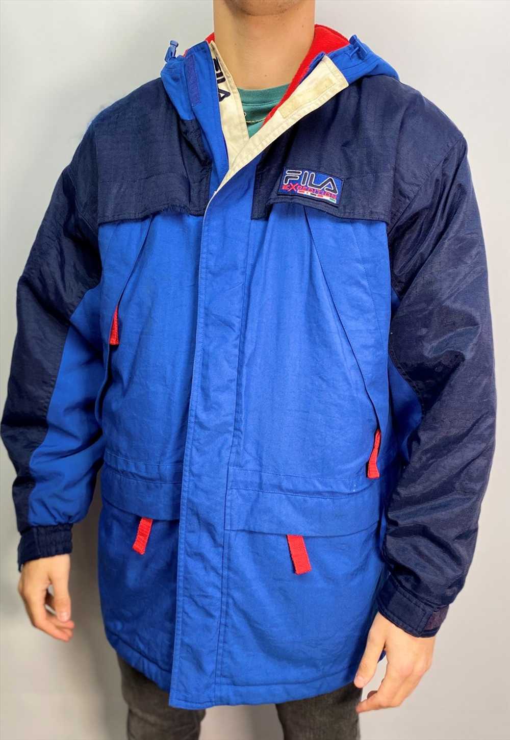 Vintage Fila Expedition puffer jacket/coat with h… - image 1