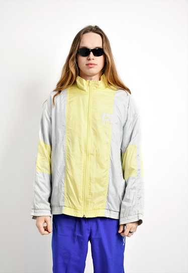 PUMA 90s jacket ivory white yellow retro vintage … - image 1