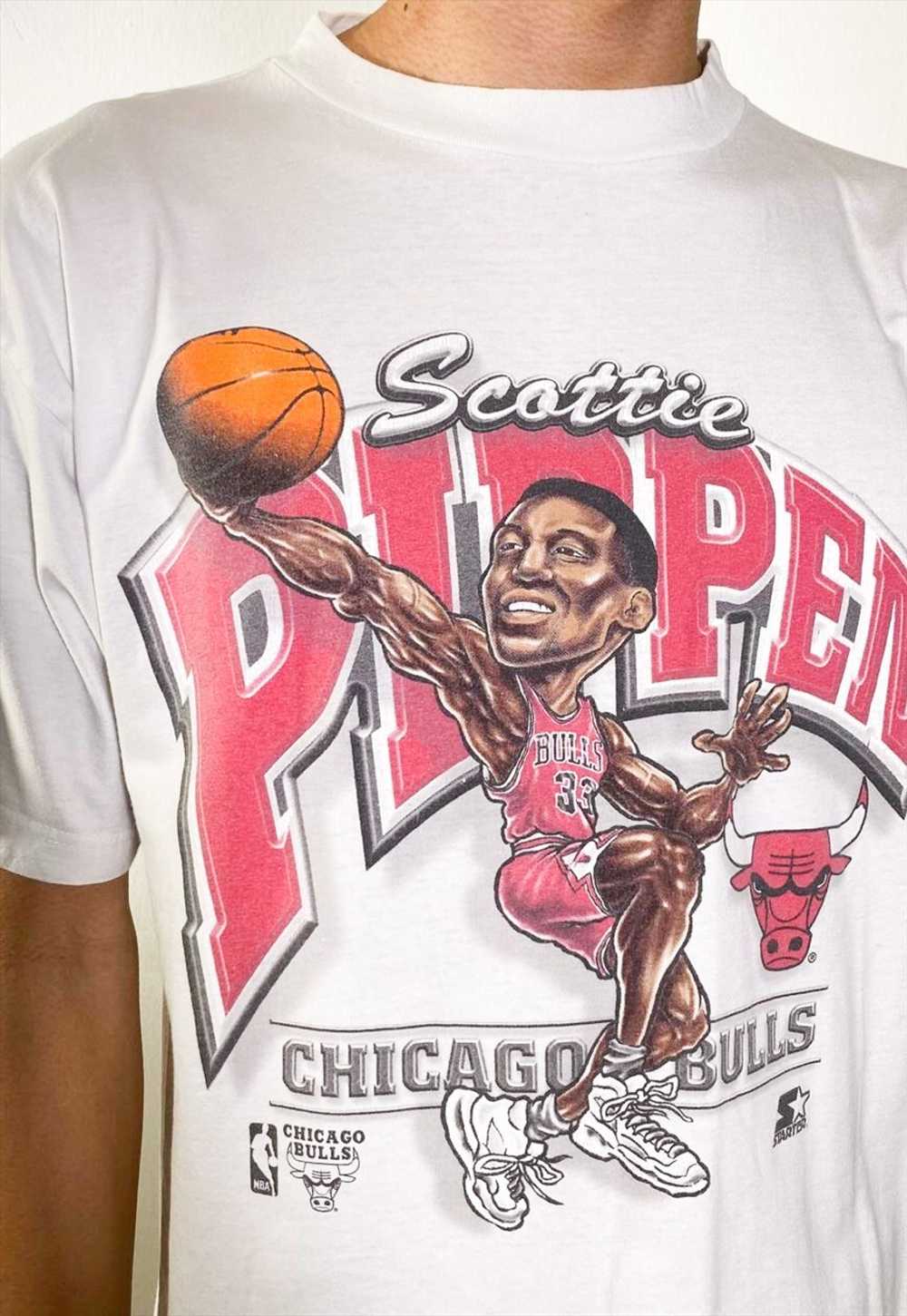 Vintage 90s Scottie Pippen Chicago Bulls t-shirt - image 2