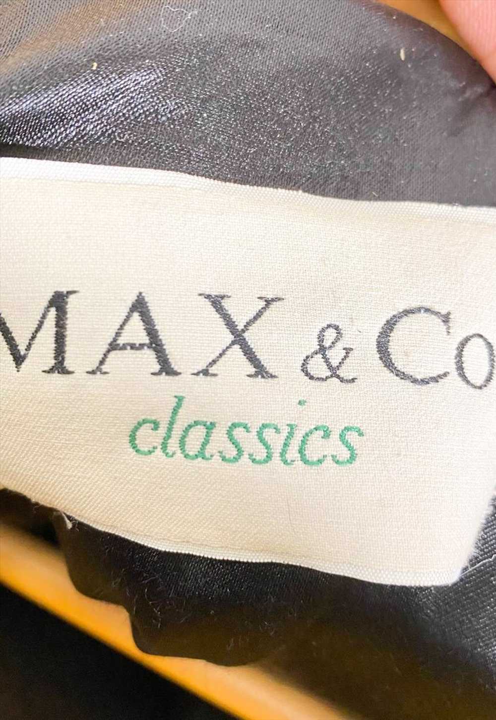 Vintage 90 Max & Co wool black coat - image 5