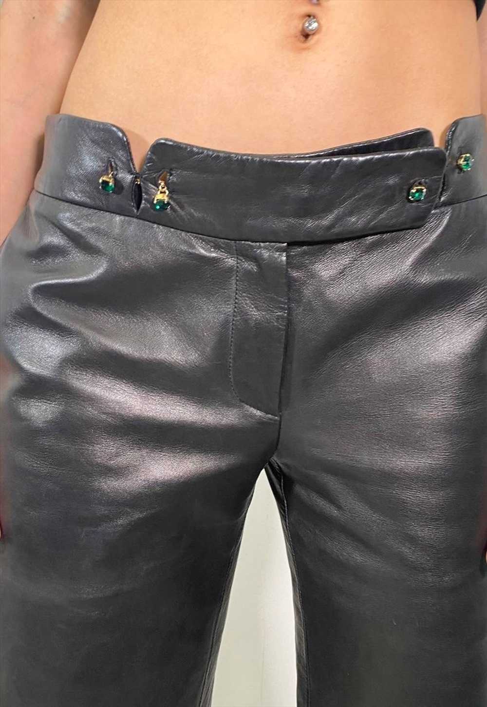 Vintage y2k leather pants - image 1