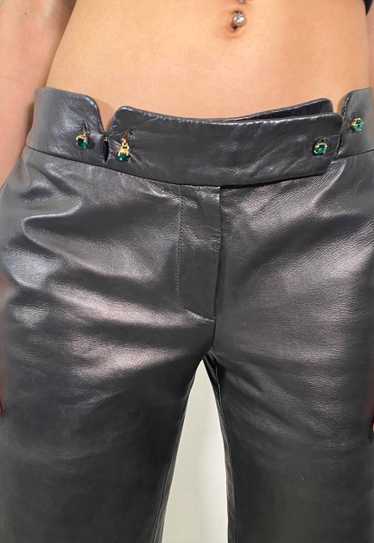 Vintage y2k leather pants - image 1