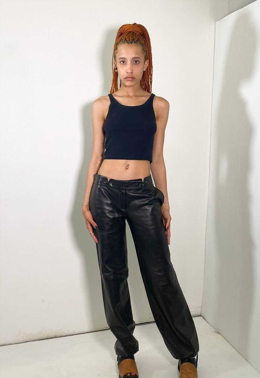 Vintage y2k leather pants - image 2