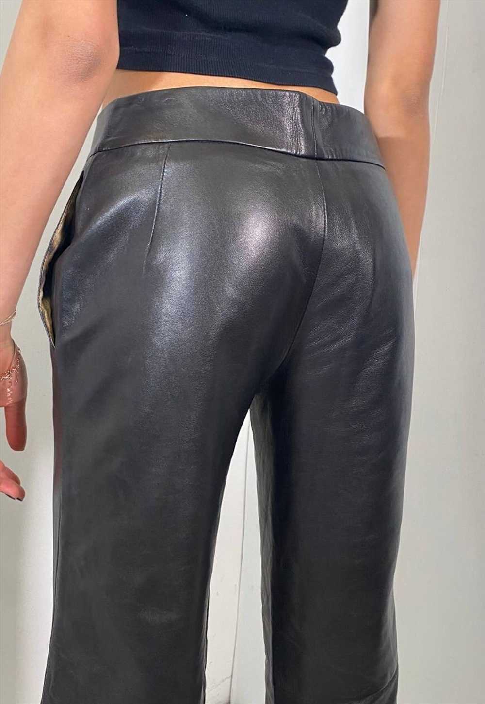 Vintage y2k leather pants - image 3